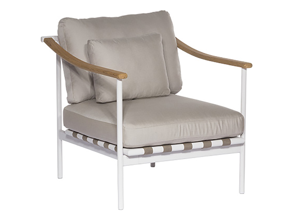 Around Deep Seating - Single Teak Arms