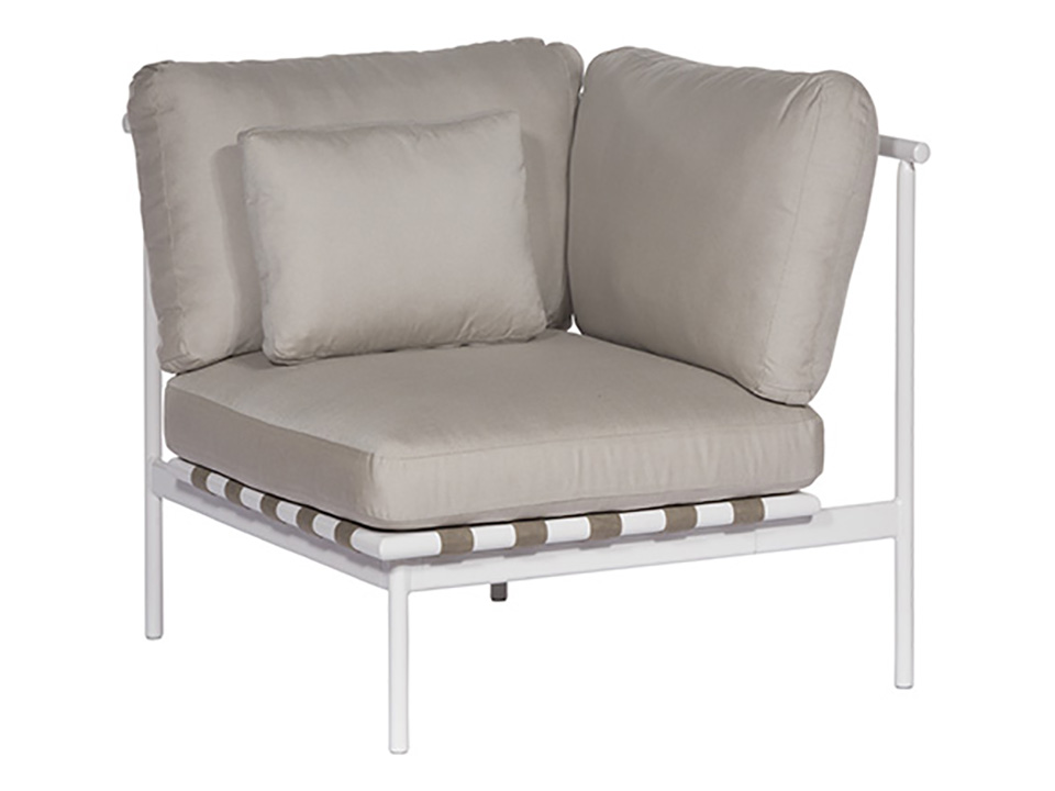 Around Deep Seating Single - Aluminium Right Arm