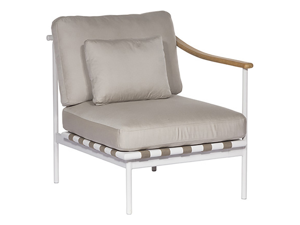 Around Deep Seating Single - Teak Right Arm