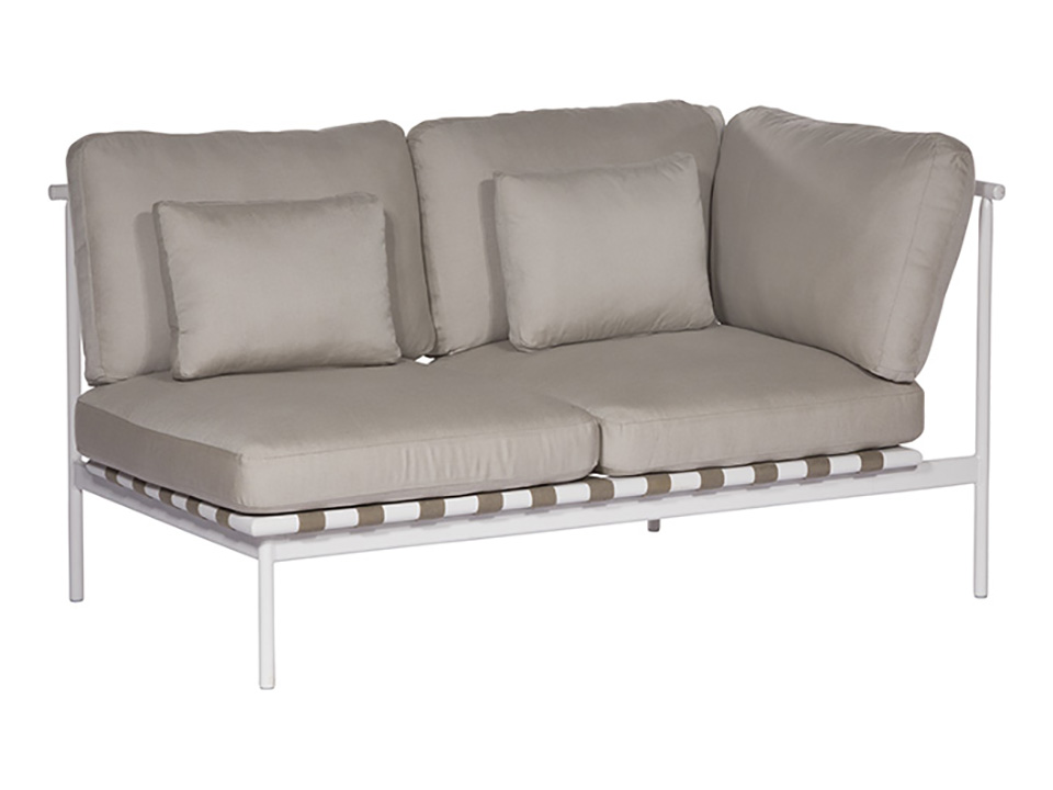 Around Deep Seating Double - Aluminium Right Arm
