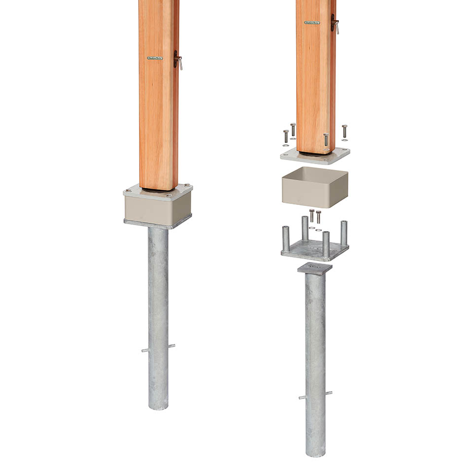 Napoli Cantilever - In-ground Base alternate