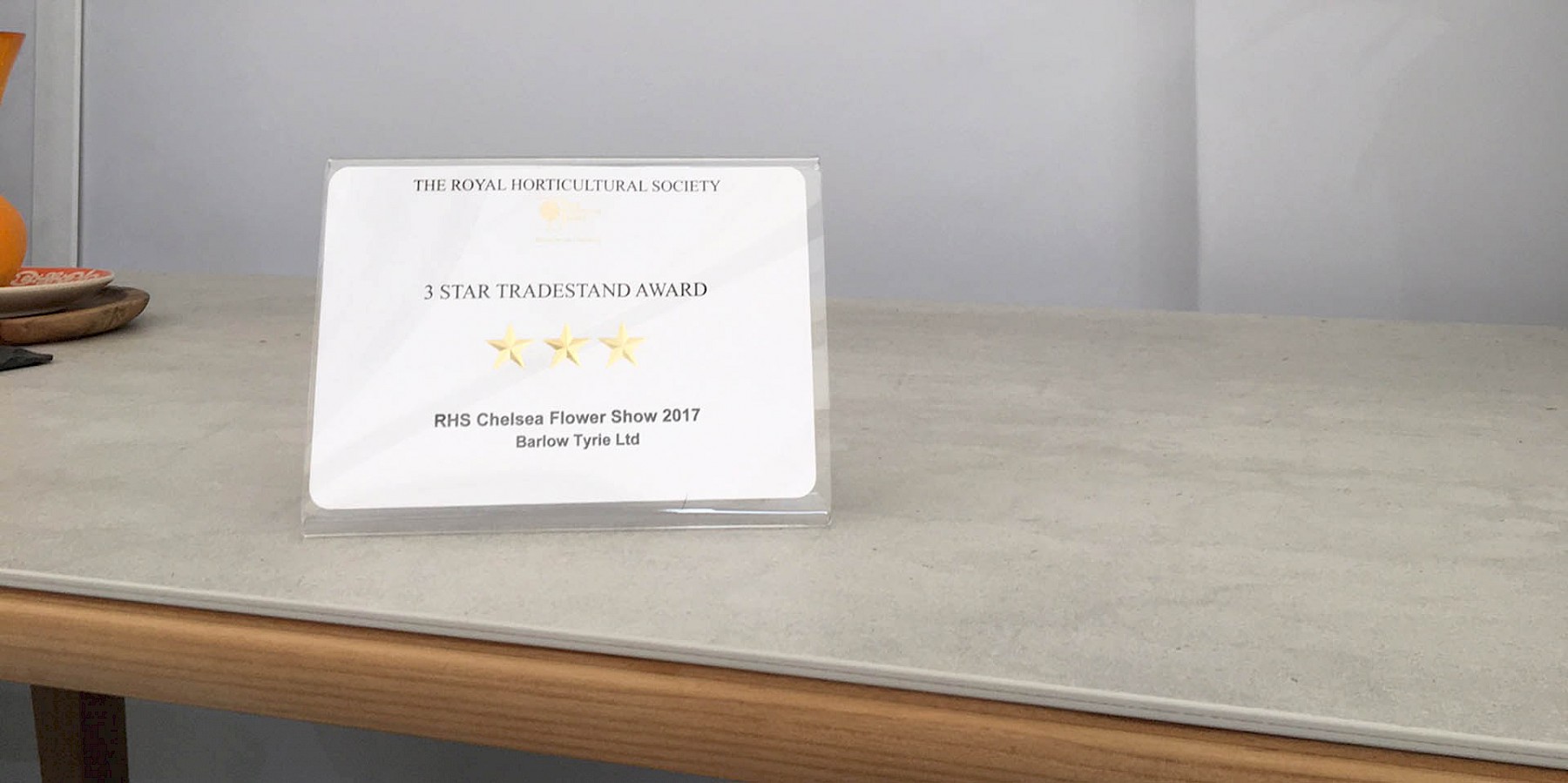3 Star Award at Chelsea Flower Show image